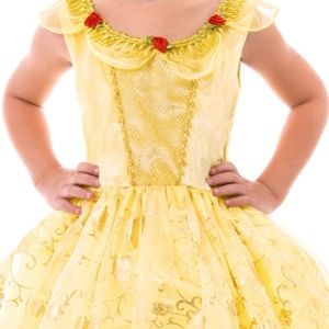 Girl’s Princess Belle Dress with Disney Tiara